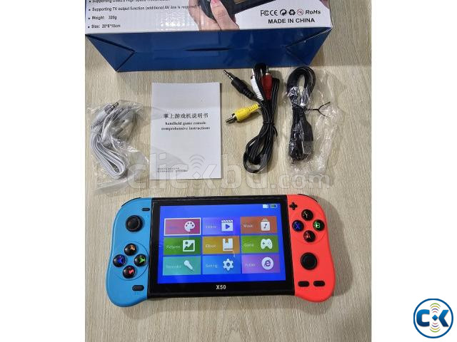 X50 Handhold Game Console Kids Game Player 8GB Memory 6800 G large image 3