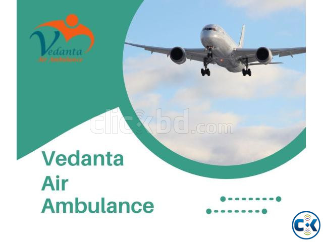 Obtain Vedanta Air Ambulance from Guwahati with Superior Med large image 0