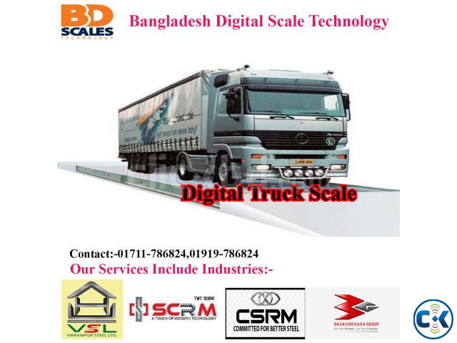 ডিজিটাল ট্রাক স্কেল 3X9M 60 Ton large image 1