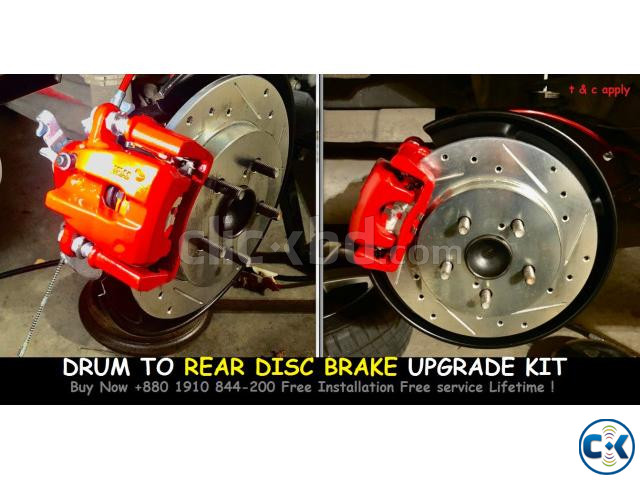DRUM TO REAR DISC BRAKE UPGRADE KIT EXCLUSIVE 2024 large image 0