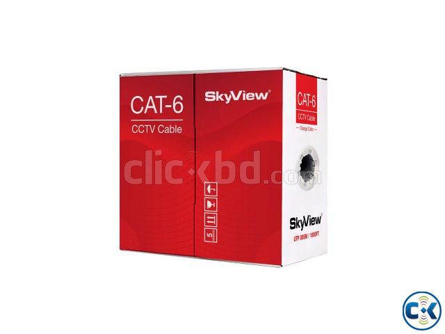 NEW SkyView Cat-6 UTP 305 Meter CCTV Network Orange Cable large image 2