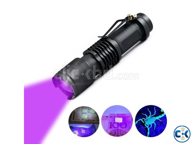 UV Torch Light Money Cheaker Rechargable large image 0