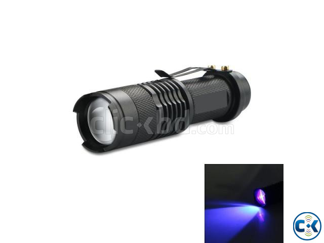 UV Torch Light Money Cheaker Rechargable large image 1