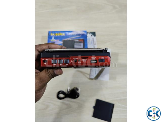 RK 9803 Bluetooth 9 Band FM Radio With USB TF Music Player large image 3