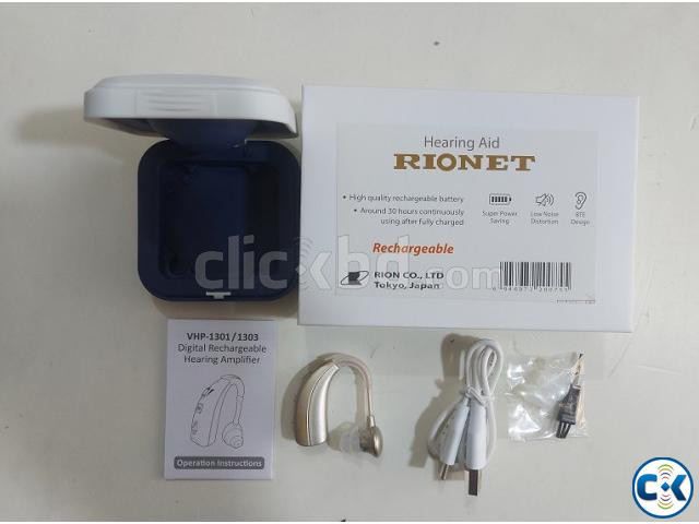Rionet Hearing Aid Rechargeable 30 Hour Battery large image 0