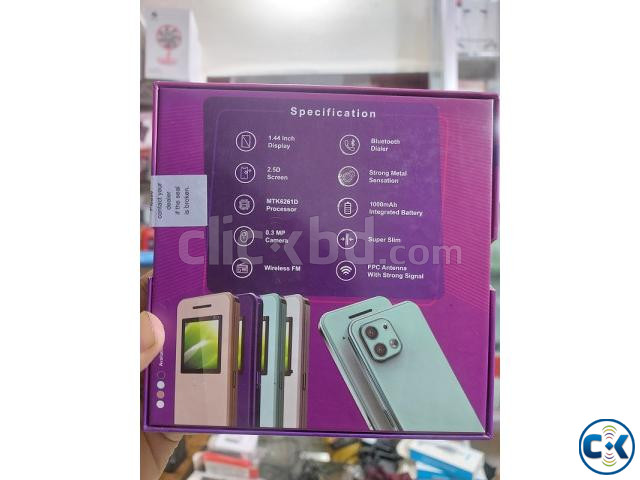 Geo R11 Mini Phone Touch Keypad Blue large image 2