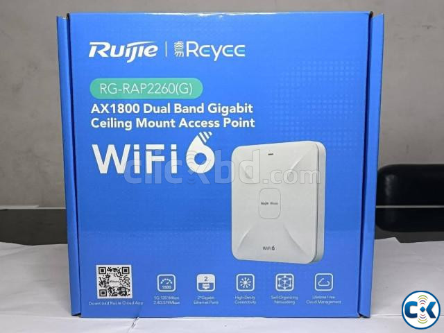 Ruijie RG-RAP2260 G AX1800 1800Mbps Wi-Fi 6 Ceiling Access | ClickBD large image 2