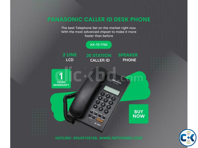 Panasonic 7705 Caller ID Speaker Phone large image 0