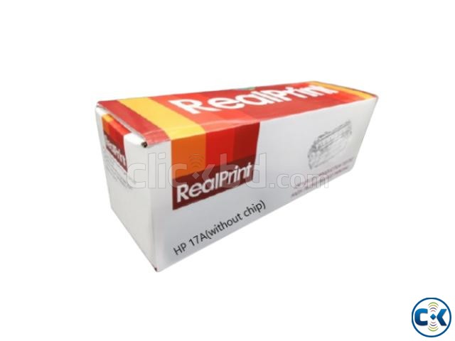 Real Print HP 17A Without Chip Black Toner large image 1