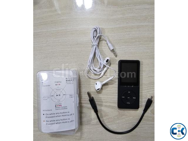 D9 MP3 MP4 Music Player FM Radio Black large image 1