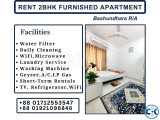 Fully Furnished Two Bedroom Serviced Apartment RENT in Bashu