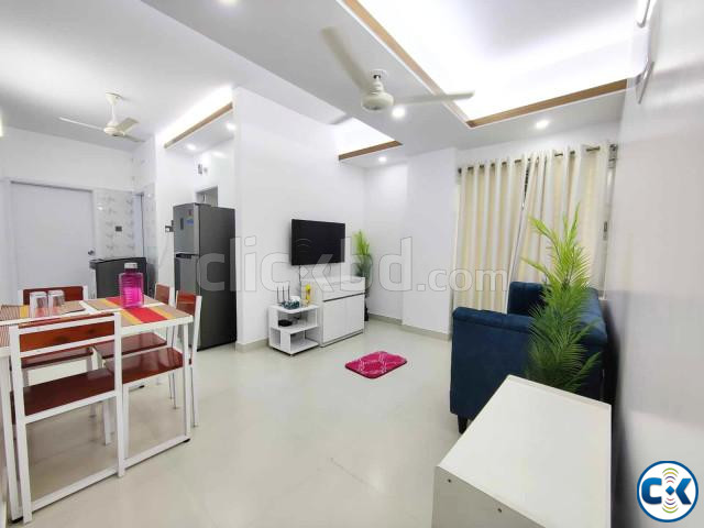2-Bedroom Furnished Apartment Rental In Bashundhara R A | ClickBD large image 1