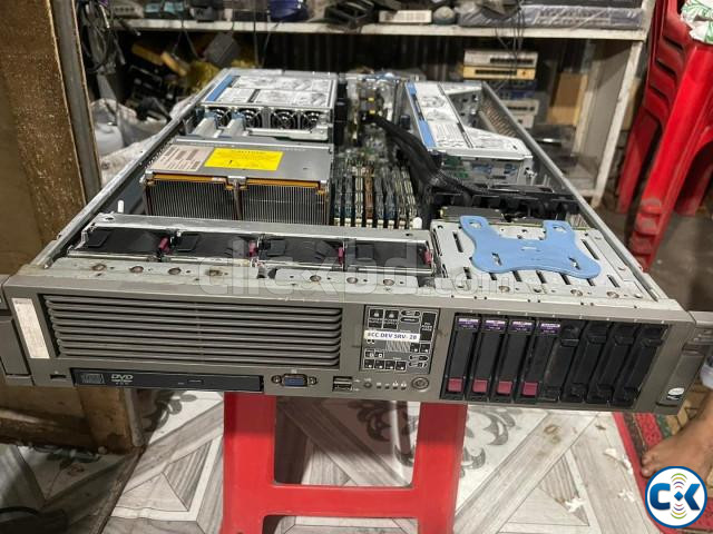 HP DL380 G5 Xeon processor 3.00 GHz Ram 8GB 8 slot Hard D large image 0