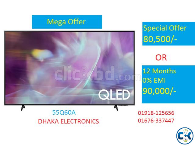 Samsung 55 Inch QLED 4K Smart TV 55Q60A  large image 0