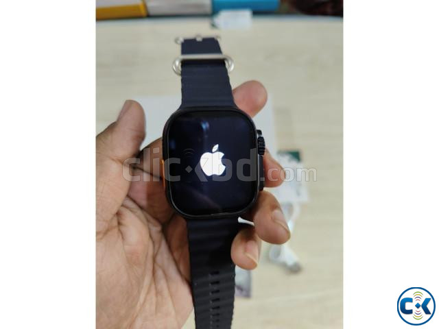 A.pple Watch 8 Ultra A2859 Smartwatch Clone With Apple Logo | ClickBD large image 2