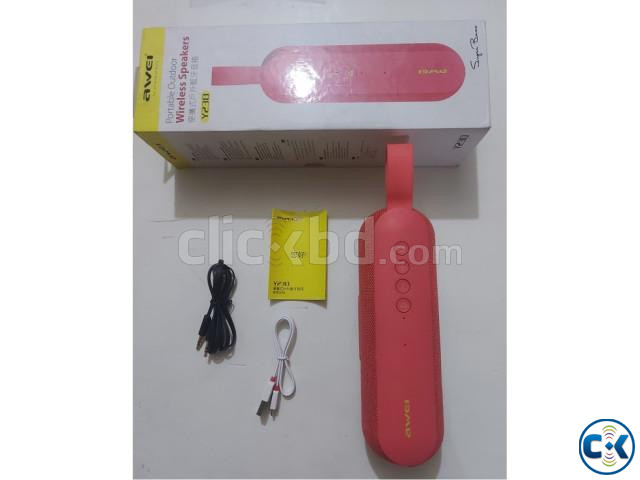 AWEI Y230 Bluetooth Speaker - RED large image 1