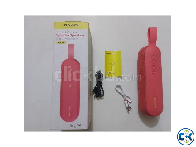 AWEI Y230 Bluetooth Speaker - RED large image 2