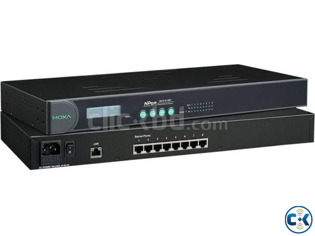 MOXA NPort 5610-8 Serial to Ethernet Rackmount Serial Device | ClickBD large image 0