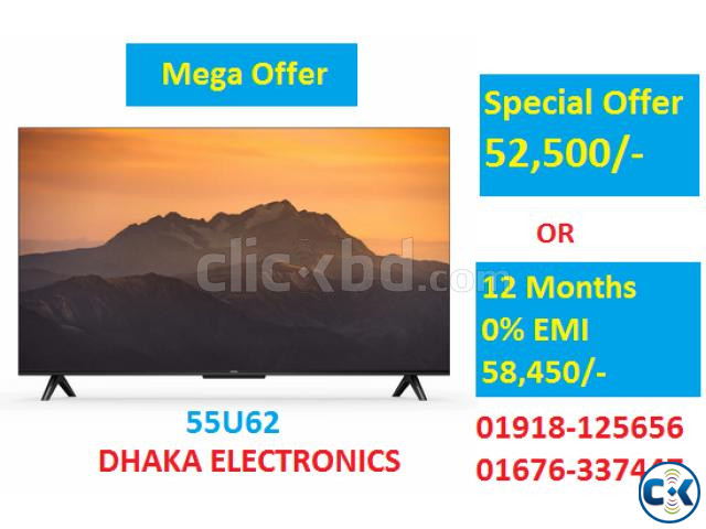 Rowa 55 Inch UHD 4K Google Android TV 55U62  large image 0