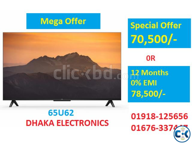 Rowa 65 Inch UHD 4K Google Android TV 65U62  large image 0