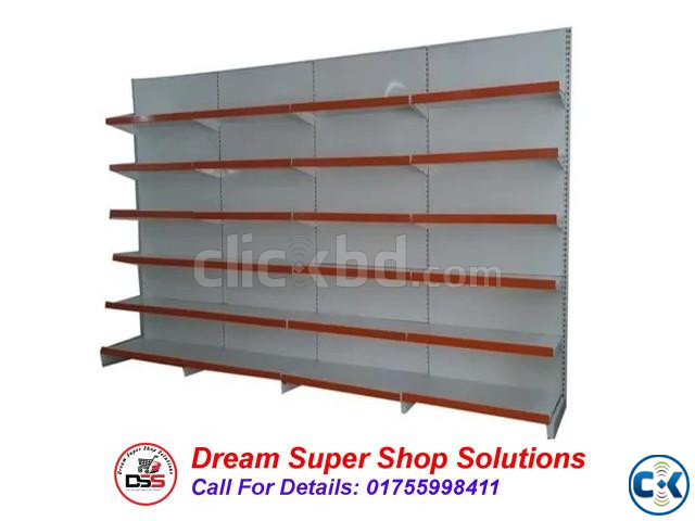 Adjustable Supermarket Display Rack large image 1