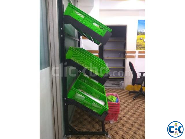 Vegetable Display rack fruits Display rack for super shop large image 4