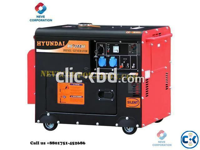 Hyundai 7.5kVA 6kW Diesel Generator Price in Bangladesh large image 0