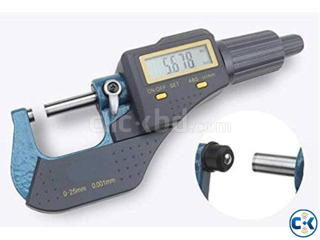 Digital Micrometer 0-25mm With Large Display large image 1