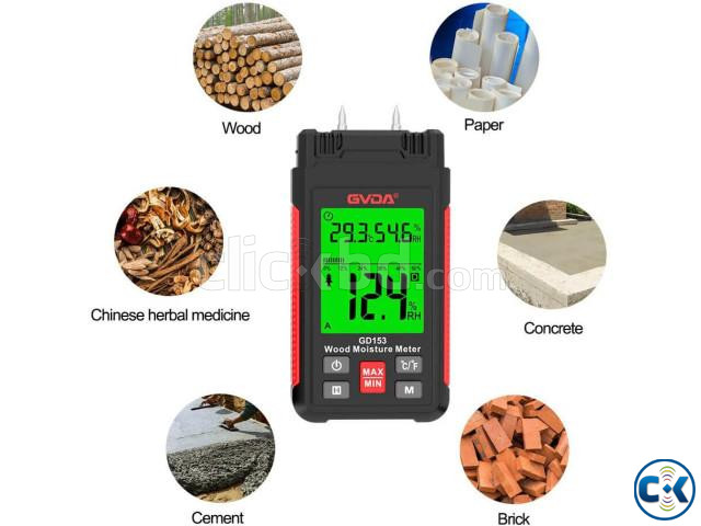 GVDA Wood Moisture Meter GD153 large image 1