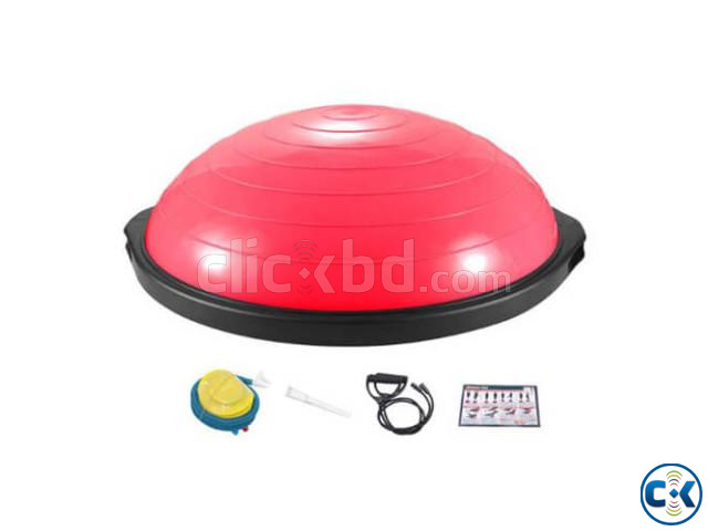 58cm Half Pilates Balance Bosuing Yoga Ball large image 1