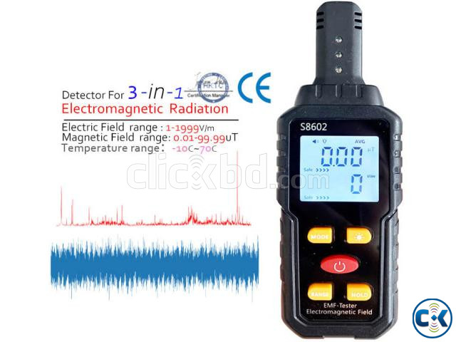 Radio Frequency Meter Electromagnetic Field Detector large image 0