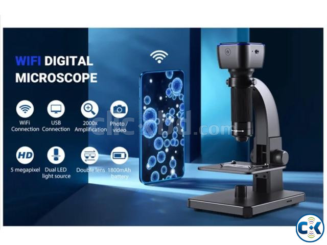 Microscope Camera 0-2000x Mobile Watch Repair Tool Wifi USB large image 1