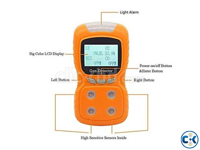4 in 1 Multi Gas Detector PLT840 Combustible Oxygen Hydroge large image 3