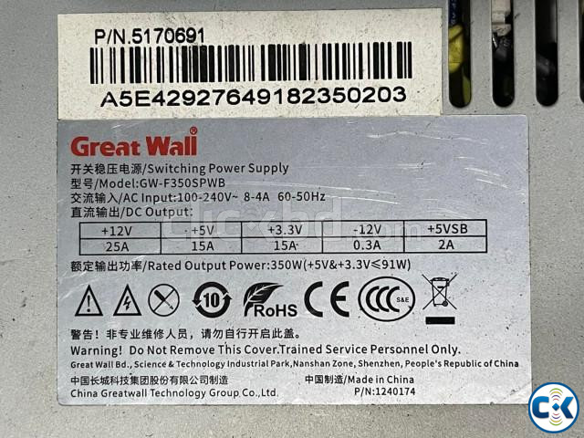 Used Great Wall GW-F350SPWB Power supply 350W large image 2