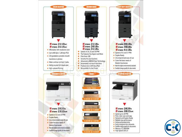 Toshiba 2829A Digital Photocopier large image 2