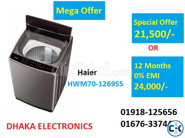 7 KG Haier HWM70-1269S5 TOP LOAD WASHING MACHINE OFFICIAL large image 0