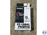 Casio Label Maker Cartridge Yellow Tape Black Ink 