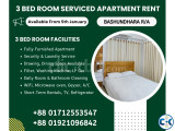 3BHK Serviced Furnished Apartment RENT in Bashundhara R A