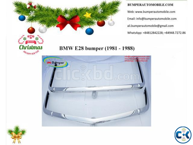 BMW E28 bumper 1981 - 1988 by stainless steel large image 1
