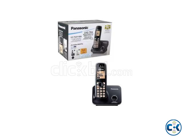 Panasonic KX-TG3711BX 1.8 LCD Screen Cordless Phone large image 0