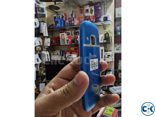Bontel V1 Ultra Slim Phone With Cover Warranty -Blue large image 3