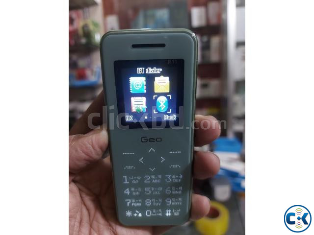 Geo R11 Mini Phone Touch Keypad Blue large image 2