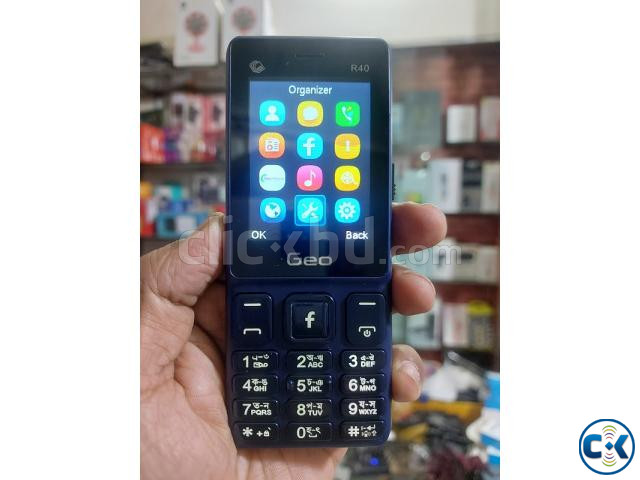 Geo R40 Four Sim Feature Phone 2500mAh Battery large image 3