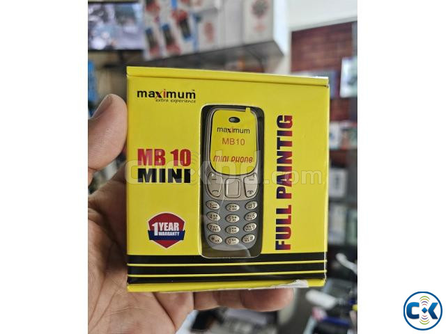 Maximus MB10 Mini Phone 1000mAh Auto Call Record FM large image 0