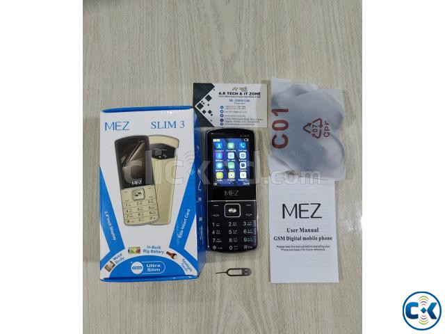 MEZ SLIM 3 Super Slim Metal Phone With Warranty large image 1