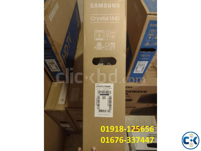 43 inch SAMSUNG CU7500 CRYSTAL UHD 4K SMART TV large image 1