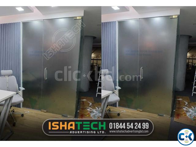 Office Glass Frosted Sticker A translucent sticker large image 0