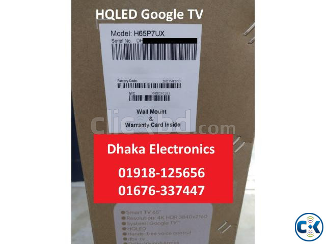 65 inch Haier H65P7UX HQLED 4K SMART GOOGLE TV Official large image 1