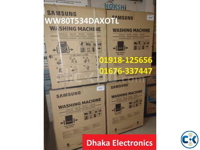 SAMSUNG WW80T534DAXOTL WASHING MACHINE 8 KG large image 1