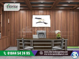 CEO Room interior design. CEO room with modern interior